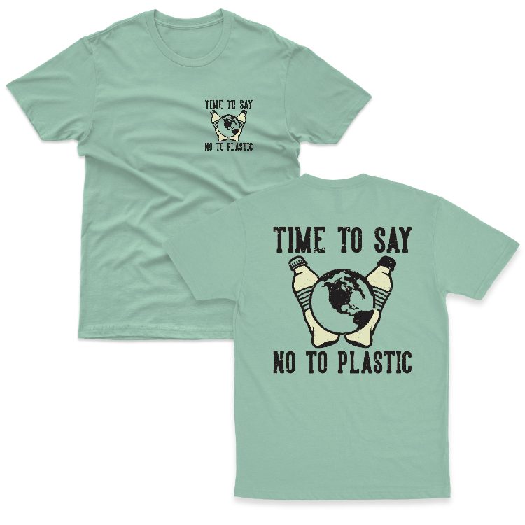 Baju Kaos Jaga Bumi Dari Sampah Plastik Alam 30 - gambar 3