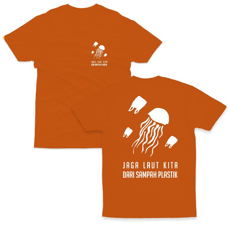 Baju Kaos Jaga Laut Bumi Save The Ocean Alam 19 - gambar 3
