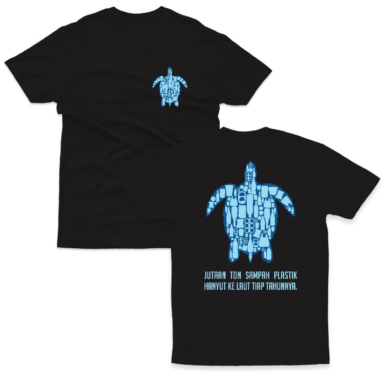 Baju Kaos Jaga Laut Bumi Save The Ocean Alam 18 - gambar 2