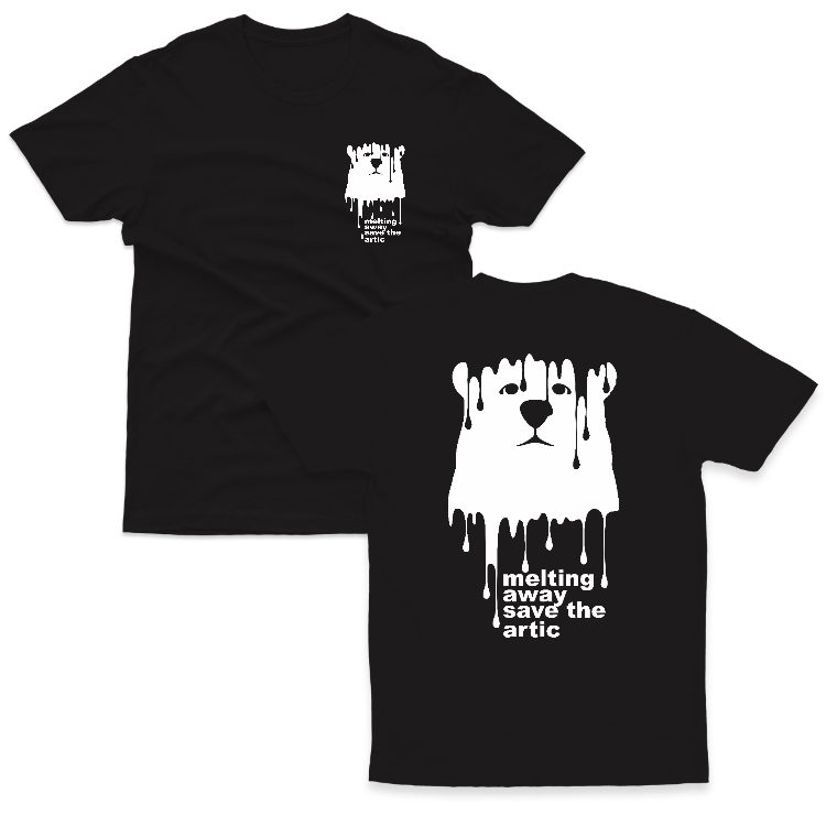 Baju Kaos Jaga Bumi Save The Artic Global Warming Alam 17 - gambar 2