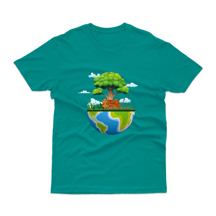 Baju Kaos Jaga Bumi Hutam Pohon Alam 32 - gambar 4