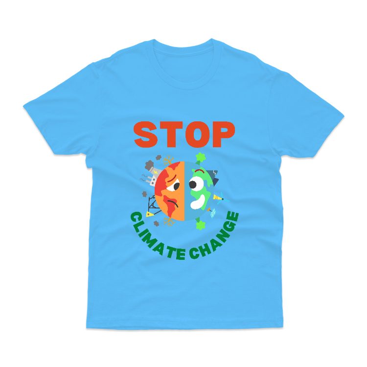 Baju Kaos Alam Hari Bumi Save Earth Stop Climate Change Pemanasan Global Jaga Hutan Bumi 25 - gambar 4
