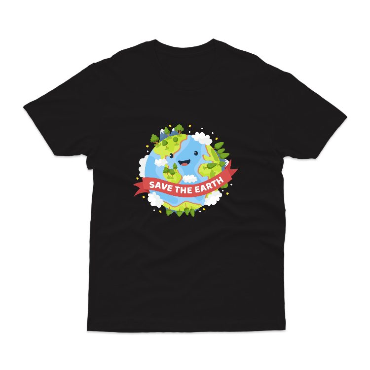 Baju Kaos Save Earth Jaga Bumi Alam 40 - gambar 2