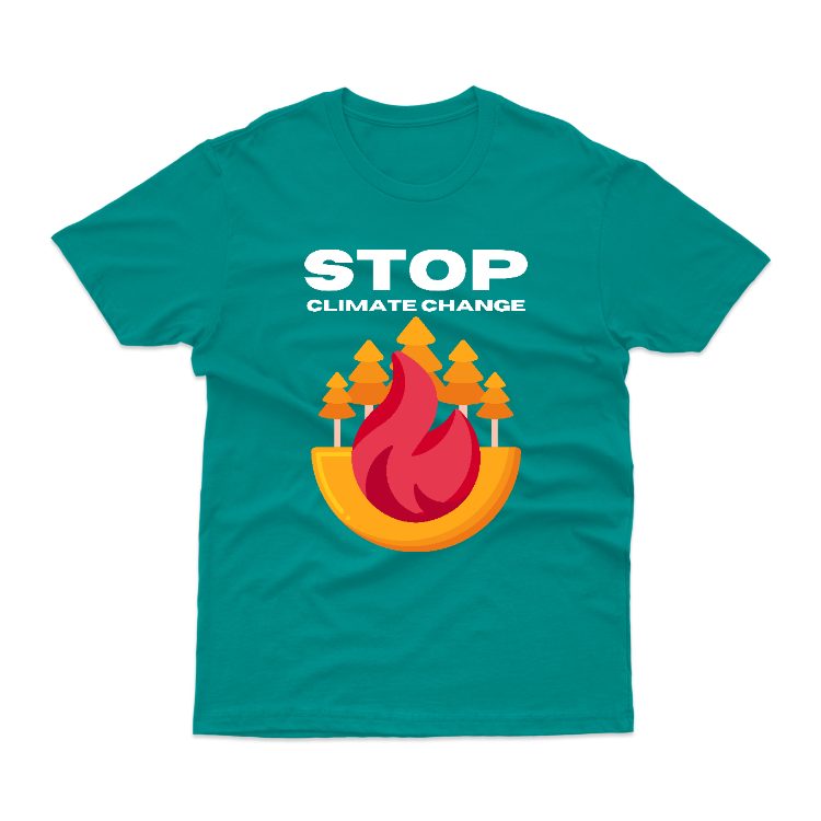 Baju Kaos Alam Hari Bumi Stop Climate Change Perubahan Iklim Pemanasan Global Jaga Hutan Bumi 20 - gambar 3