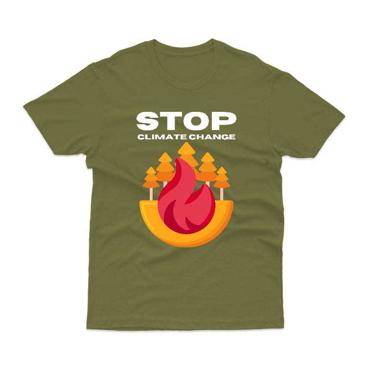 Baju Kaos Alam Hari Bumi Stop Climate Change Perubahan Iklim Pemanasan Global Jaga Hutan Bumi 20 - gambar 4