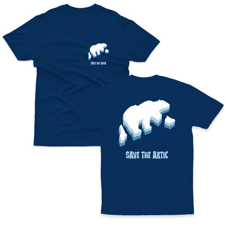 Baju Kaos Jaga Bumi Save The Artic Global Warming Alam 14 - gambar 3