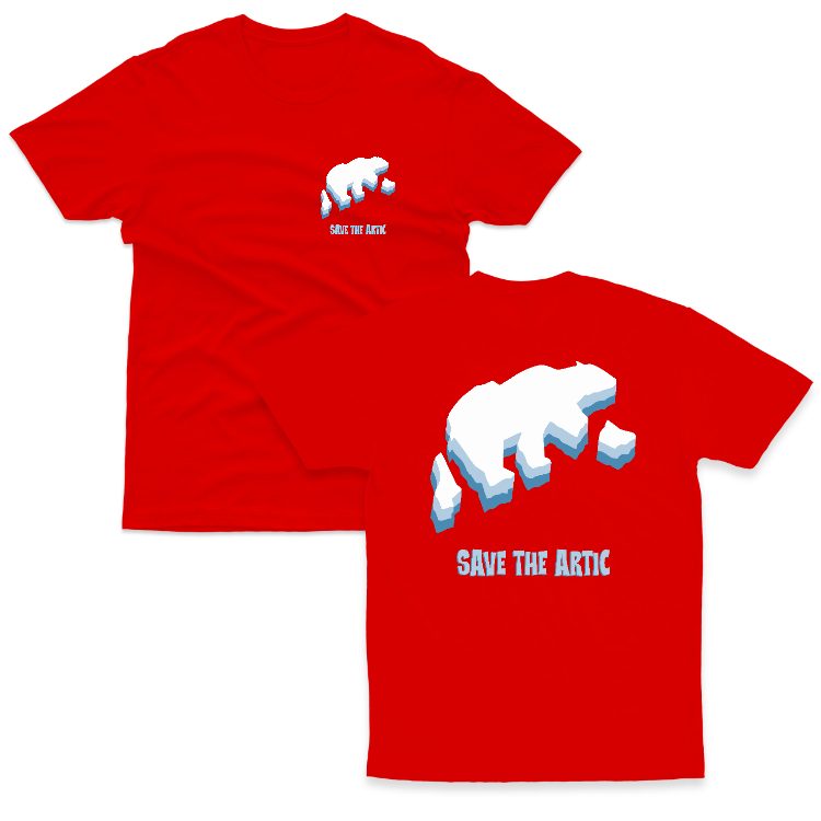Baju Kaos Jaga Bumi Save The Artic Global Warming Alam 14 - gambar 13