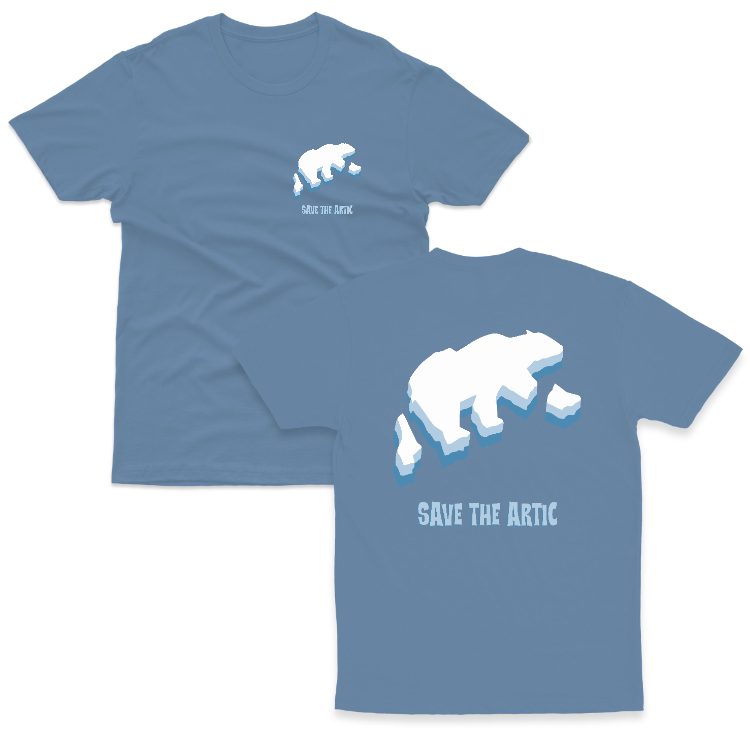 Baju Kaos Jaga Bumi Save The Artic Global Warming Alam 14 - gambar 20