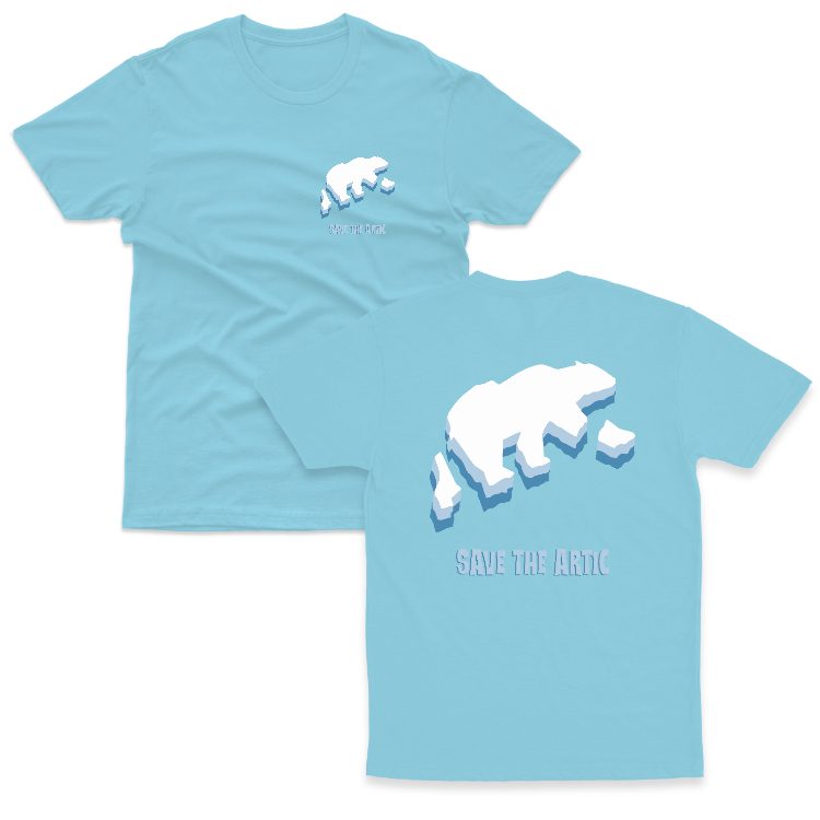 Baju Kaos Jaga Bumi Save The Artic Global Warming Alam 14 - gambar 25