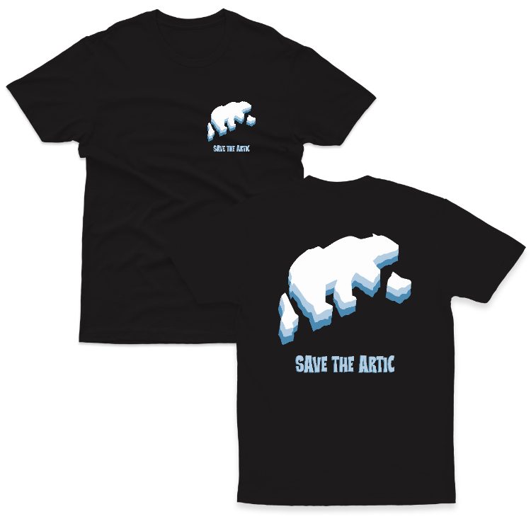 Baju Kaos Jaga Bumi Save The Artic Global Warming Alam 14