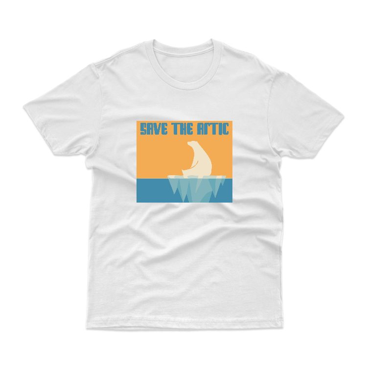 Baju Kaos Jaga Bumi Save The Artic Alam 12 - gambar 3