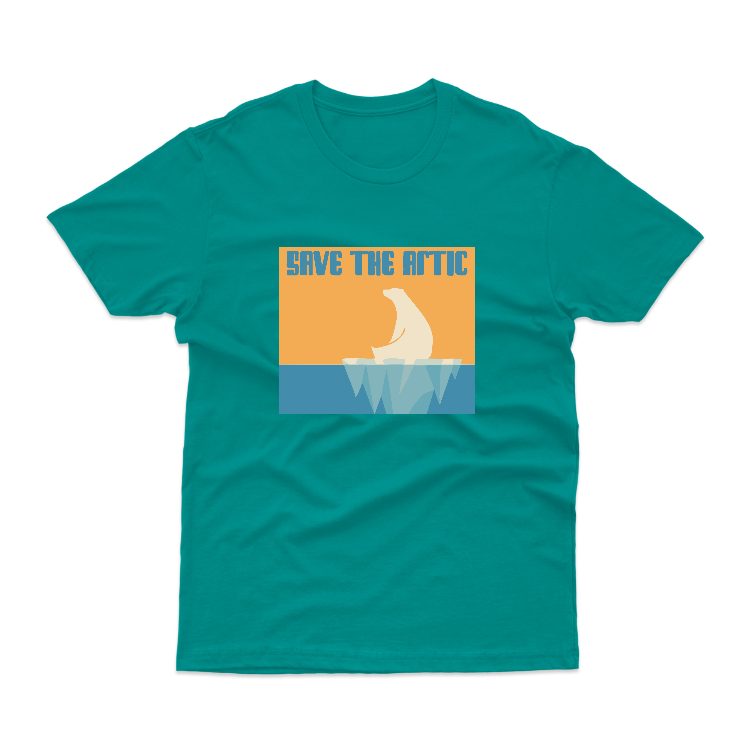Baju Kaos Jaga Bumi Save The Artic Alam 12 - gambar 4
