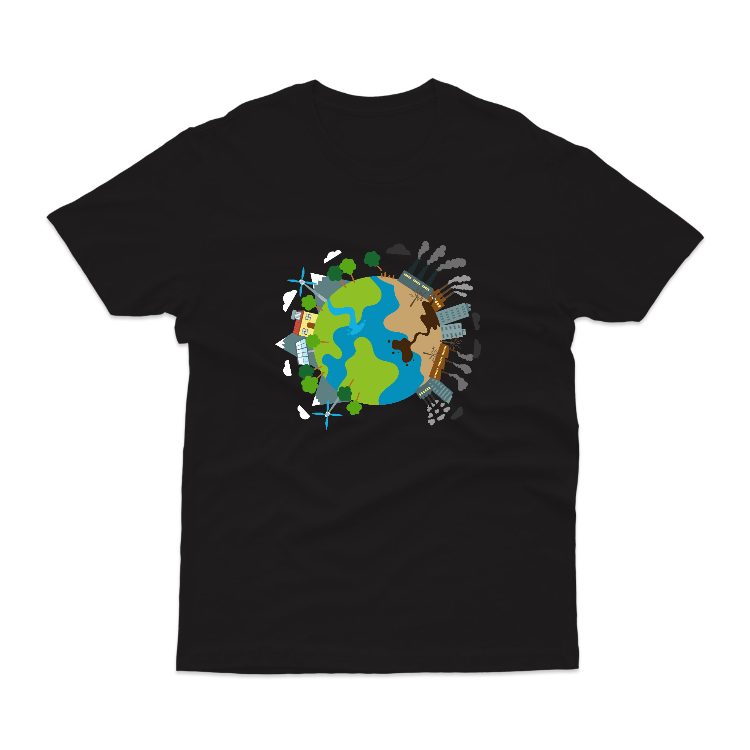 Baju Kaos Jaga Bumi Save Earth Alam 04 - gambar 1