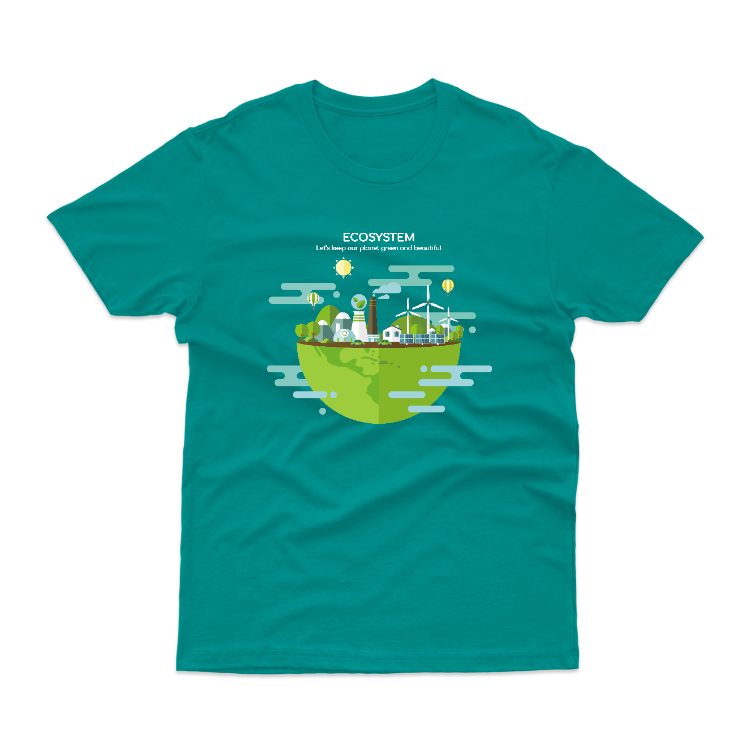 Baju Kaos Jaga Bumi Ecosystem Save Earth Alam 02 - gambar 2