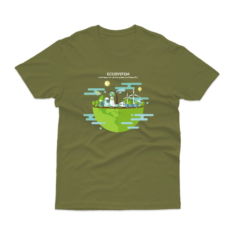 Baju Kaos Jaga Bumi Ecosystem Save Earth Alam 02 - gambar 3
