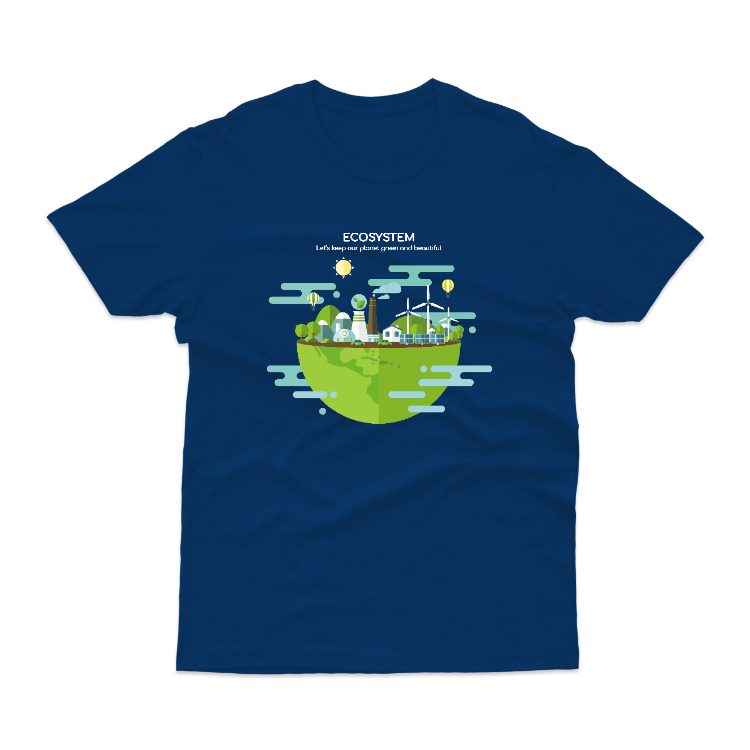Baju Kaos Jaga Bumi Ecosystem Save Earth Alam 02 - gambar 4