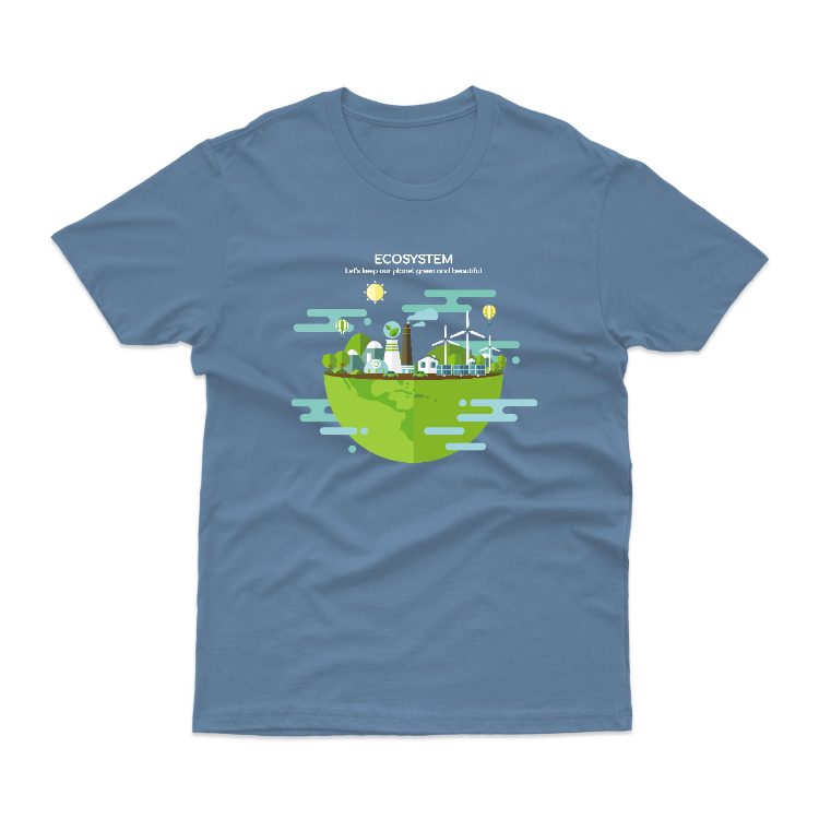 Baju Kaos Jaga Bumi Ecosystem Save Earth Alam 02 - gambar 7
