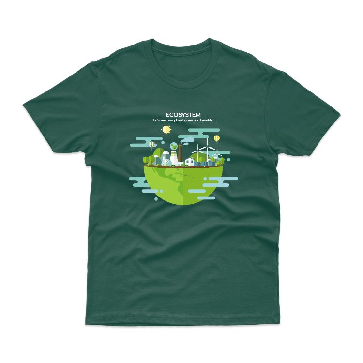 Baju Kaos Jaga Bumi Ecosystem Save Earth Alam 02 - gambar 9
