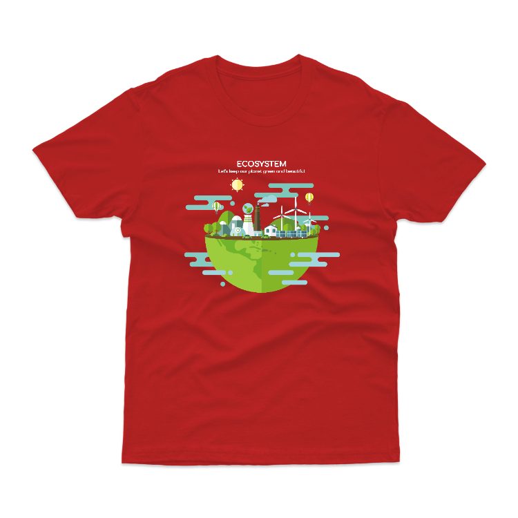 Baju Kaos Jaga Bumi Ecosystem Save Earth Alam 02 - gambar 11