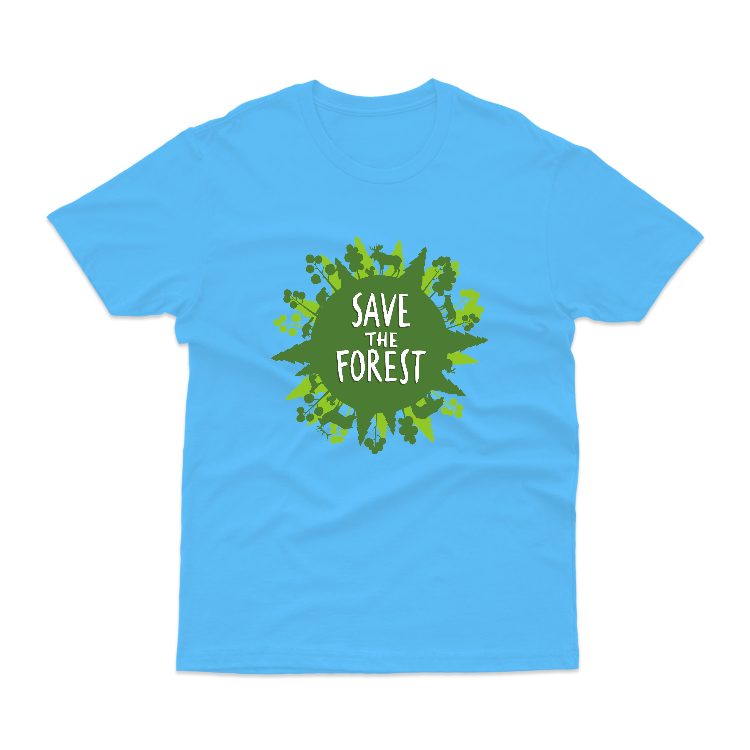 Baju Kaos Jaga Hutan Save Forest Alam 06 - gambar 6