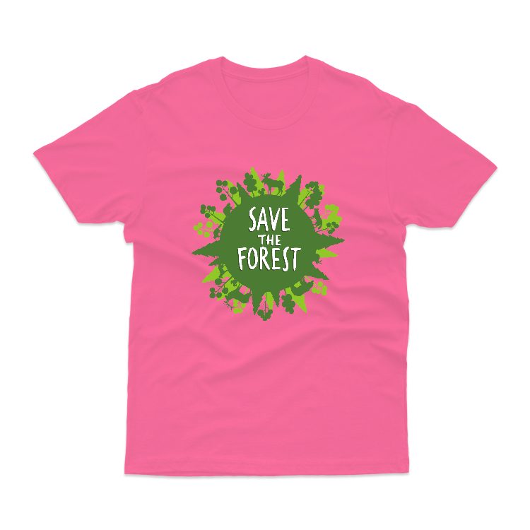 Baju Kaos Jaga Hutan Save Forest Alam 06 - gambar 7