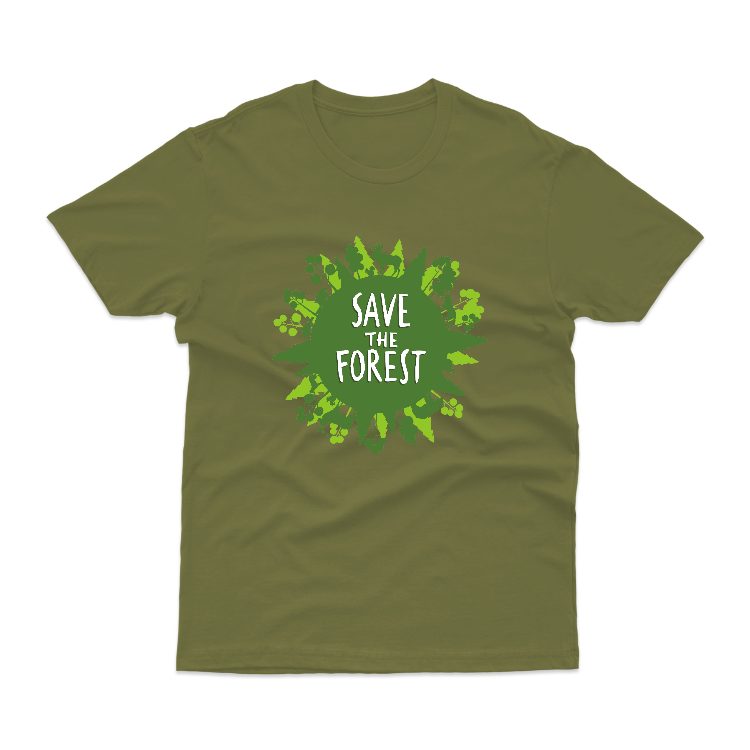 Baju Kaos Jaga Hutan Save Forest Alam 06 - gambar 10