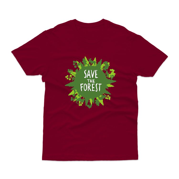 Baju Kaos Jaga Hutan Save Forest Alam 06 - gambar 13