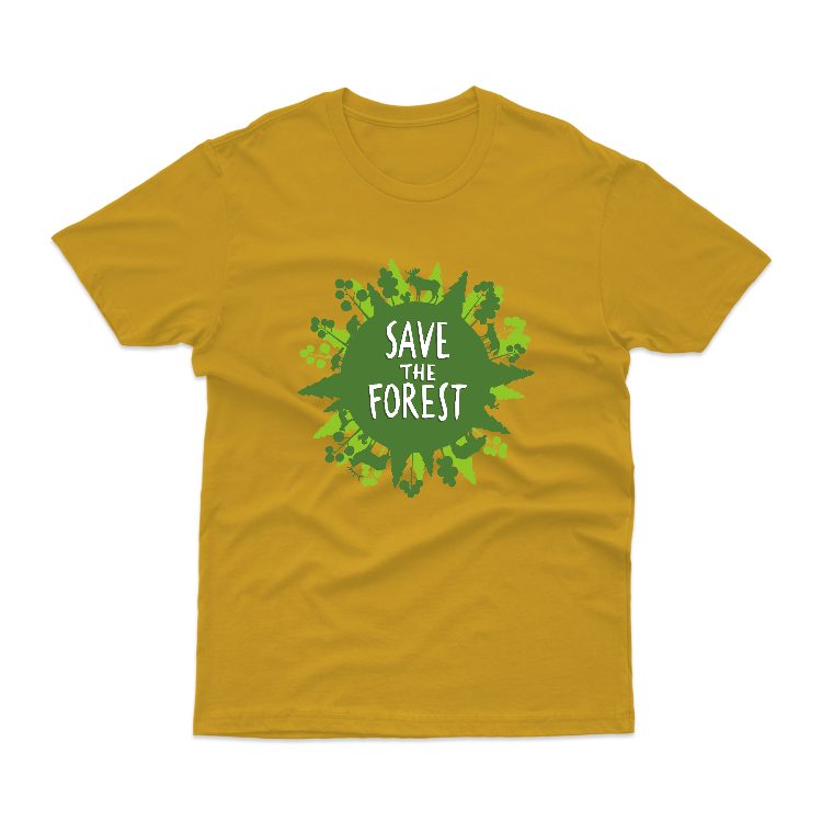 Baju Kaos Jaga Hutan Save Forest Alam 06 - gambar 15