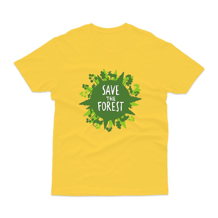 Baju Kaos Jaga Hutan Save Forest Alam 06 - gambar 16