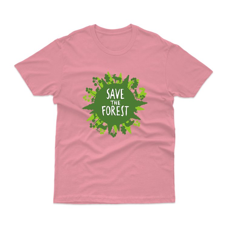 Baju Kaos Jaga Hutan Save Forest Alam 06 - gambar 18