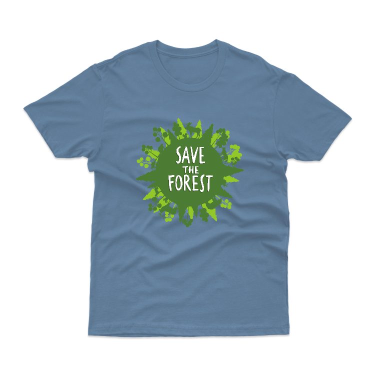 Baju Kaos Jaga Hutan Save Forest Alam 06 - gambar 19