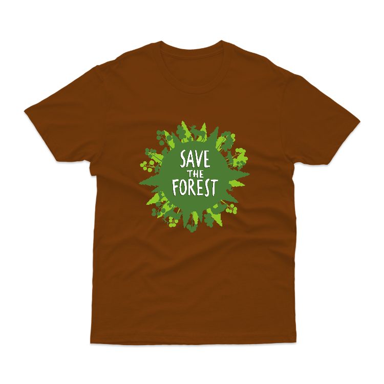 Baju Kaos Jaga Hutan Save Forest Alam 06 - gambar 22