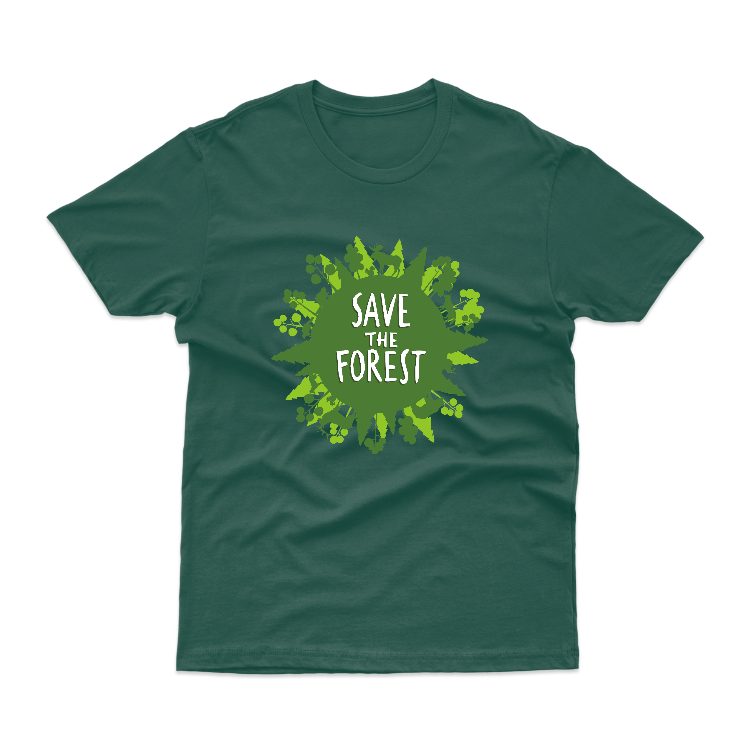 Baju Kaos Jaga Hutan Save Forest Alam 06 - gambar 23