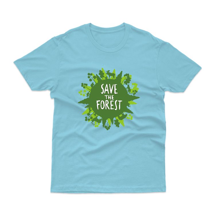 Baju Kaos Jaga Hutan Save Forest Alam 06 - gambar 24