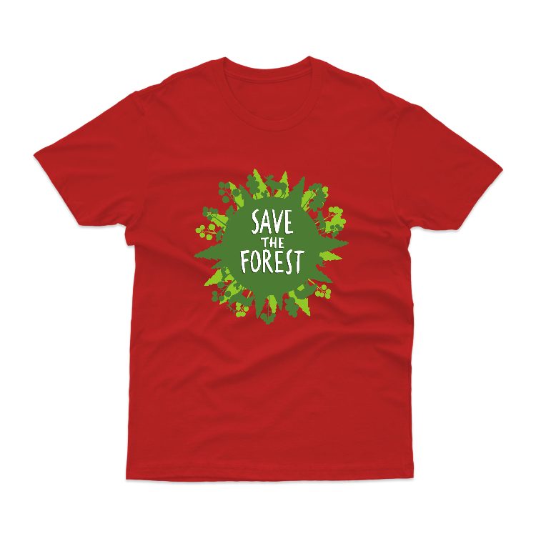 Baju Kaos Jaga Hutan Save Forest Alam 06 - gambar 26