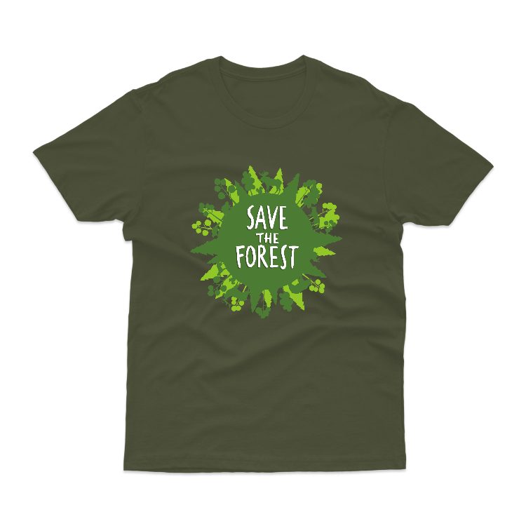 Baju Kaos Jaga Hutan Save Forest Alam 06 - gambar 27