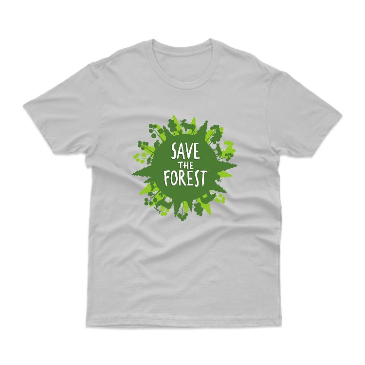 Baju Kaos Jaga Hutan Save Forest Alam 06 - gambar 29