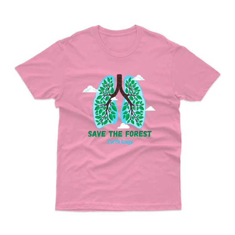 Baju Kaos Jaga Bumi hutan Papru Paru Dunia Alam 26 - gambar 3