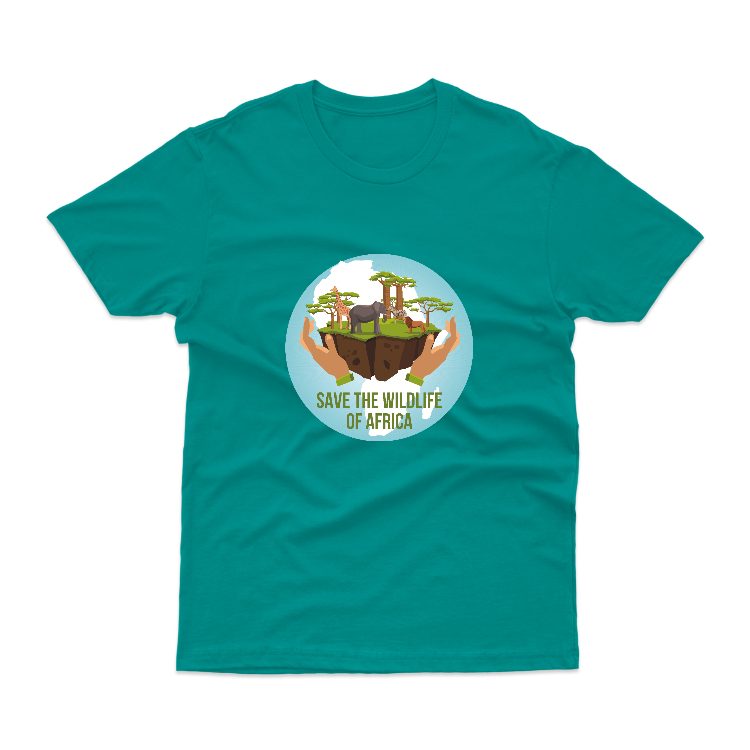 Baju Kaos Jaga Hutan Save The Forest Alam 09 - gambar 2