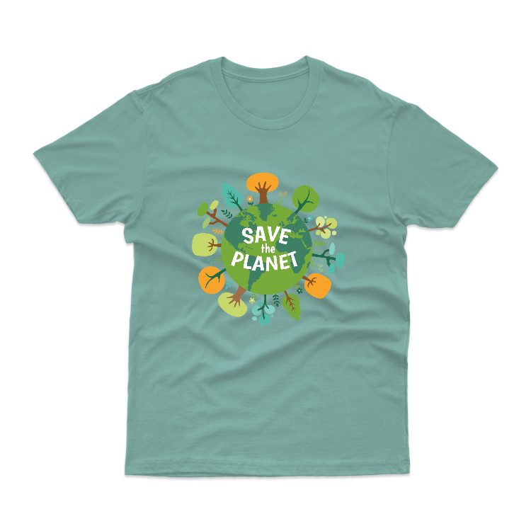 Baju Kaos Jaga Bumi Save The Planet Alam 07 - gambar 3