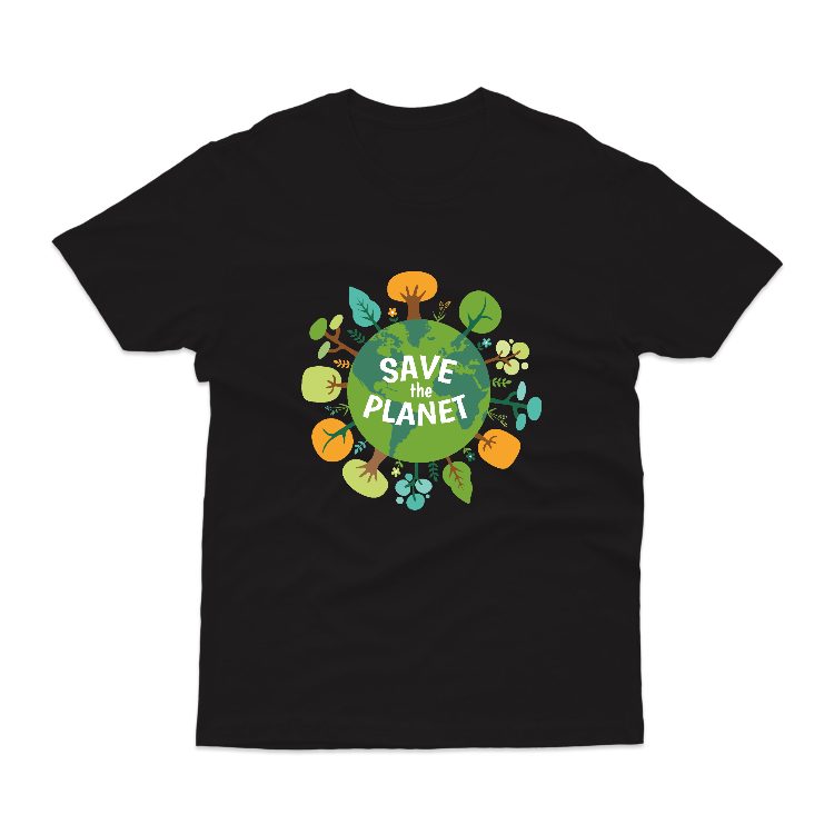 Baju Kaos Jaga Bumi Save The Planet Alam 07
