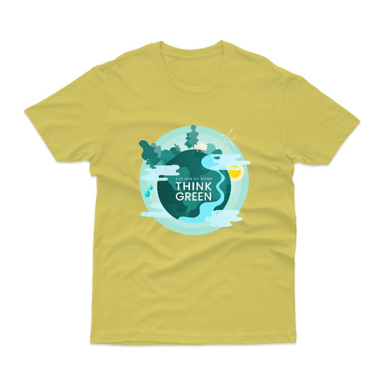 Baju Kaos Go Green Save The Earth Jaga Bumi Alam 11 - gambar 6