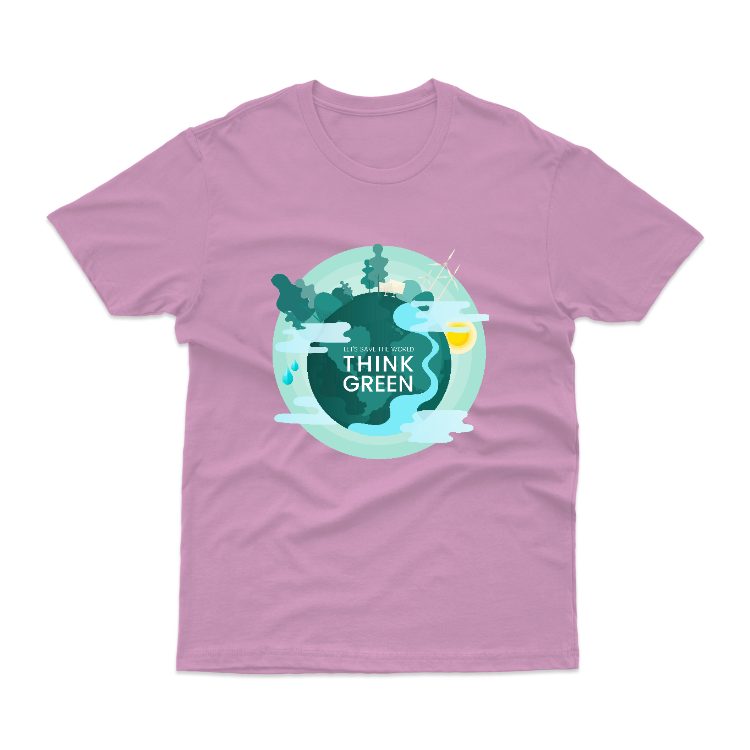Baju Kaos Go Green Save The Earth Jaga Bumi Alam 11 - gambar 8