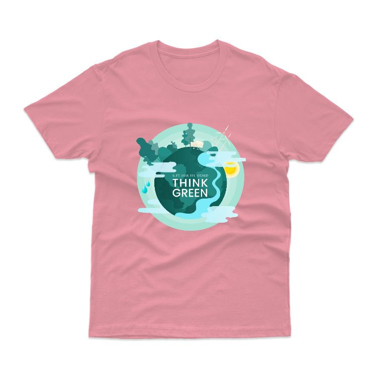 Baju Kaos Go Green Save The Earth Jaga Bumi Alam 11 - gambar 9