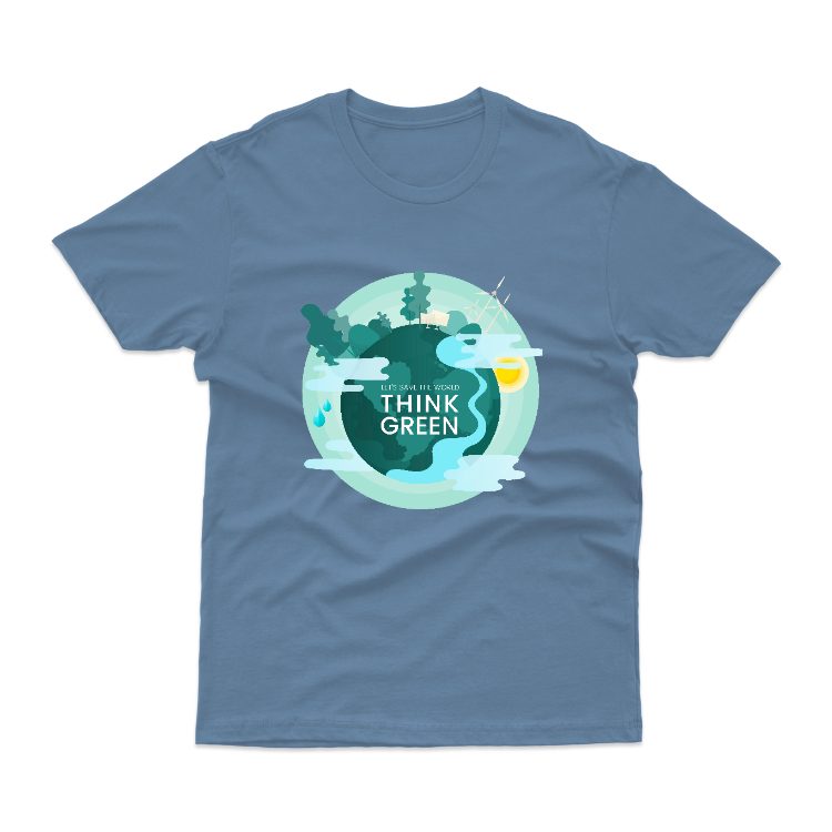 Baju Kaos Go Green Save The Earth Jaga Bumi Alam 11 - gambar 10