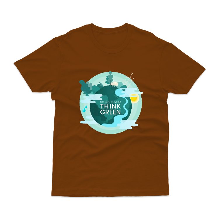 Baju Kaos Go Green Save The Earth Jaga Bumi Alam 11 - gambar 11