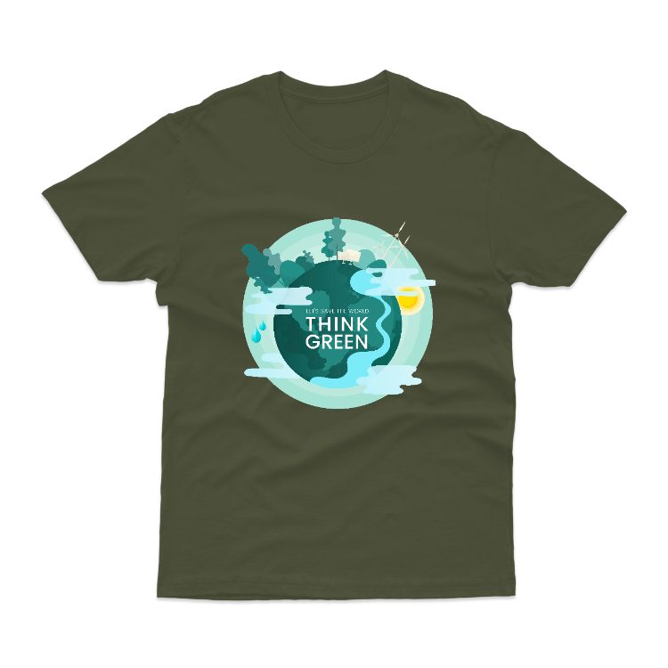 Baju Kaos Go Green Save The Earth Jaga Bumi Alam 11 - gambar 15