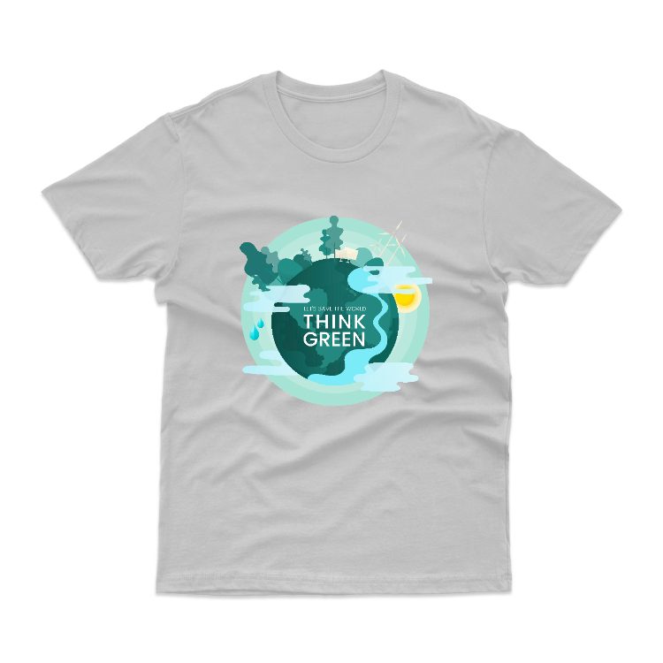 Baju Kaos Go Green Save The Earth Jaga Bumi Alam 11 - gambar 17