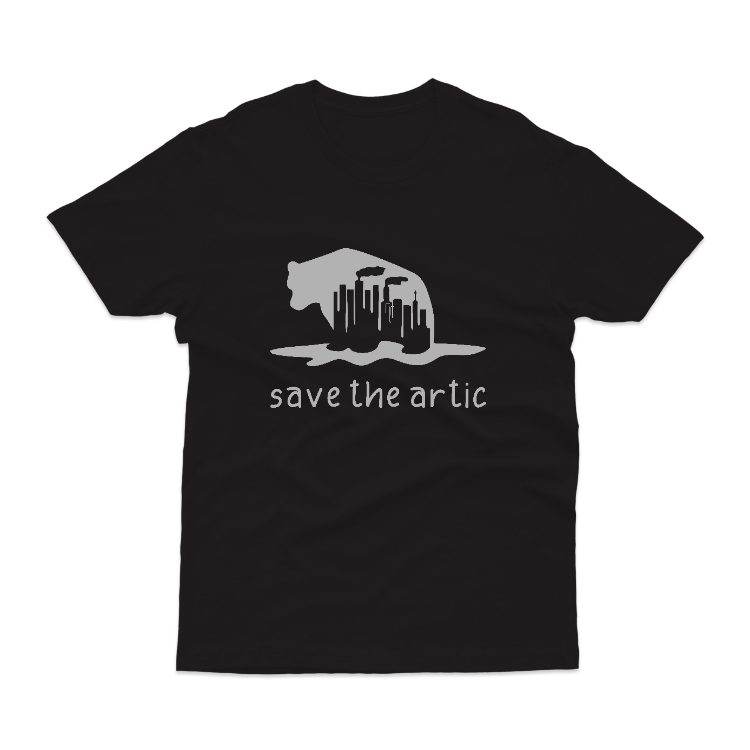 Baju Kaos Jaga Bumi Save The Artic Global Warming Alam 13 - gambar 2