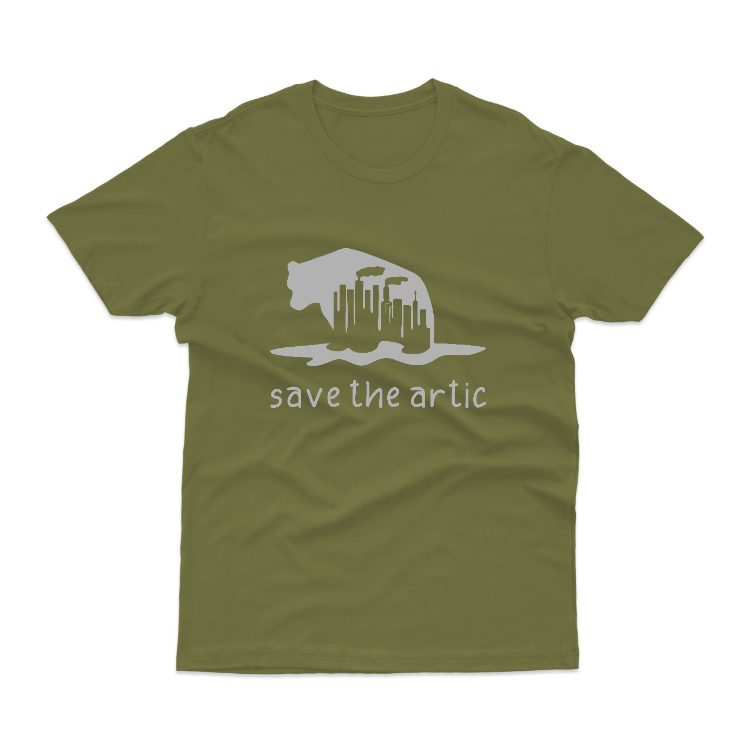 Baju Kaos Jaga Bumi Save The Artic Global Warming Alam 13 - gambar 3